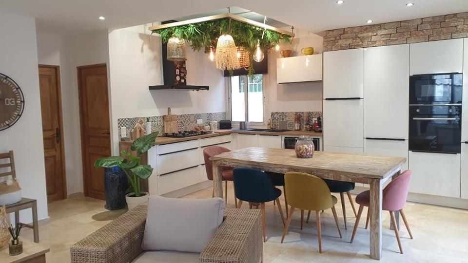 RDC de maison avec terrasse barbecue Toulon Extérieur photo